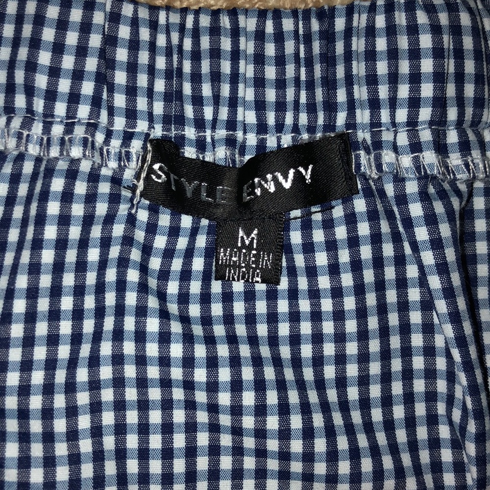 Off-The-Shoulder Gingham Dress - Picture 3 of 3